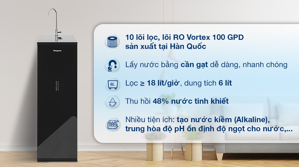 Máy lọc nước Kangaroo KG117I- 10 lõi lọc